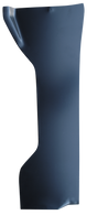 This 2nd Series kick panel cover plate, driver's side fits 1955-1959 Chevrolet and GMC Pickup Trucks
