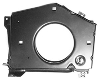 This head lamp bucket, driver's side fits 1964-1966 Chevrolet Pickup Trucks
