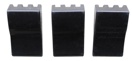 This deluxe heater control knob set fits 1964-66 Chevrolet and GMC trucks
