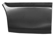 This lower front quarter section, passenger's side fits 1969-1972 Chevrolet Blazer and GMC Jimmy

