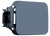 This fuel door (bed) fits 1973-1987 Chevrolet and GMC pickup trucks
