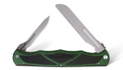 Hydra-Green Double Bladed Hunting Knife