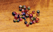 Multihued Rainbow Brass Beads