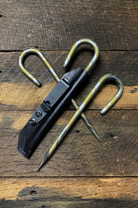 SUGAR SHIV BLACK LEATHER SCABBARD