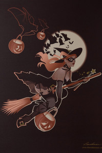 TRICK OR TREAT LITHO PRINT