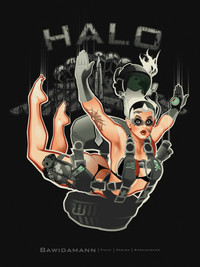 HALO PINUP GIRL