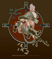 SNIPER PINUP GIRL