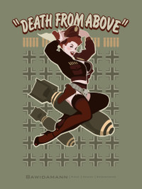 DEATH FROM ABOVE PINUP GIRL