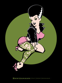 THE BRIDE PINUP GIRL