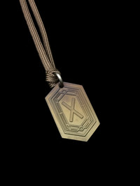 NORSE/VIKING RUNE PENDANT GEBO TITANIUM PENDANT