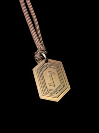 NORSE/VIKING RUNE PENDANT EIHWAZ TITANIUM PENDANT