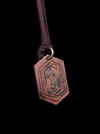 NORSE/VIKING RUNE PENDANT TIWAZ PILLAGE COPPER PENDANT