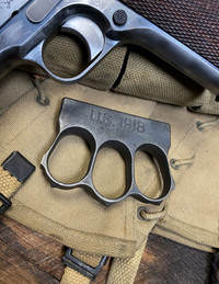 THE DOUGHBOY DB-3 BRASS PATINATED FINISH