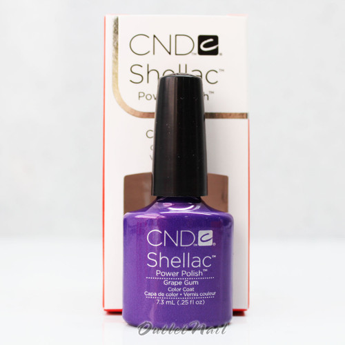 CND Shellac UV Gel Polish - GRAPE GUM 09945 7.3ml 0.25oz Summer Splash  Color 2013 Collection - OutletNailSupply.com