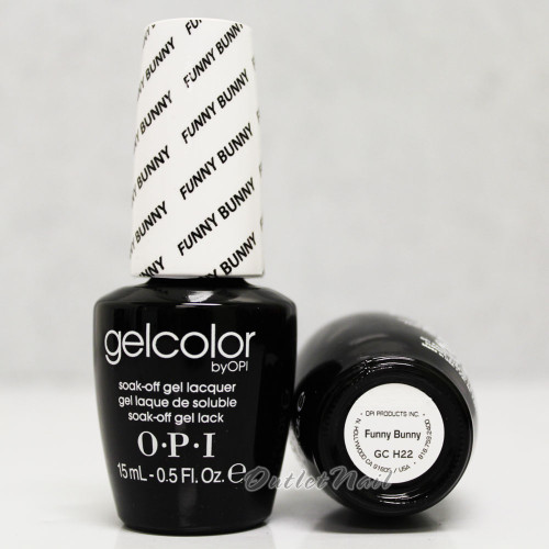 OPI GelColor FUNNY BUNNY GC H22 15ml 0.5oz UV LED Gel Polish White ...