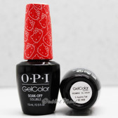 OPI GelColor 5 APPLES TALL  GC H89 15ml 0.5oz Hello Kitty Collection UV LED Gel Nail Polish #GCH89