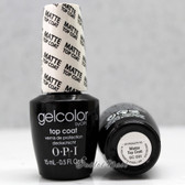 OPI GelColor MATTE TOP COAT  GC 031 15ml 0.5oz Soak Off UV LED Gel Nail Polish #GC031