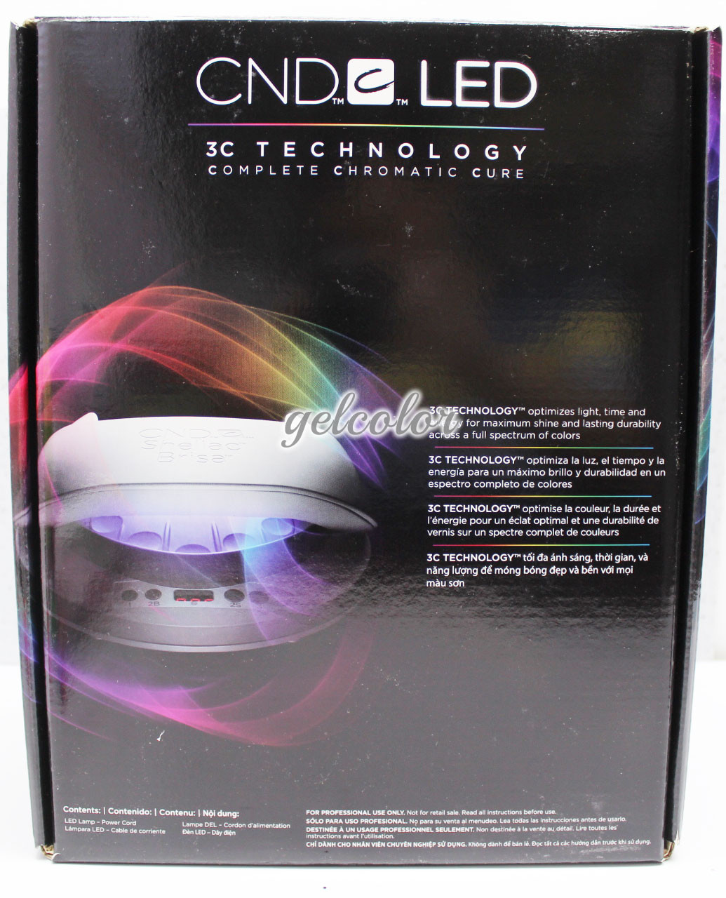 Cnd Led Light Lamp Nail Dryer 3c Tech Cure Cnd Shellac Brisa Brisa Lite Free Uk Au Eu Nz Plug 110v 2v Outletnailsupply Com