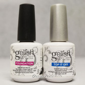 GELISH HARMONY Soak Off Kit Duo 2pc - Foundation Base Coat + Top It Off SET
