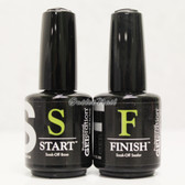 JESSICA GELeration Soak Off Gel 2pc Kit > Base Coat & Top Sealer (START & FINISH) GE-100 GE-200