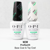 OPI GelColor PRO HEALTH Soak Off Gel Kit > ProHealth BASE +TOP COAT 0.5oz DUO PACK SET OF 2 GC 020 040