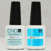 CND BRISA LITE Removable Sculpting Smoothing Gel >> BASE & TOP COAT 0.5 oz 15ml