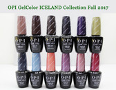OPI Soak-Off GelColor ICELAND COLLECTION Kit Gel Polish Color Fall Winter 2017 0.5oz 15ml