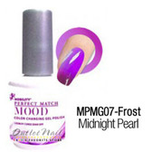 LeChat Perfect Match MOOD MPMG07 MIDNIGHT PEARL Color Changing UV LED Gel Polish