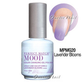 LeChat Perfect Match MOOD MPMG20 LAVENDER BLOOMS Color Changing UV LED Gel Polish