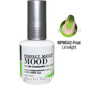 LeChat Perfect Match MOOD MPMG42 LIMELIGHT Color Changing UV LED Gel Polish