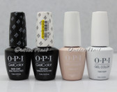 OPI GelColor Gel French Manicure 4pc Set: BASE COAT + TOP COAT + FUNNY BUNNY + BUBBLE BATH