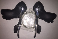 Microshift SB-R403K Silver 3x10s Shifters (Compatible w/ Shimano Tiagra)