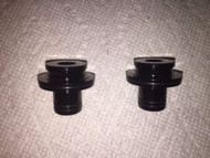 Novatec D771SB 9mm Thru Front End Caps (Color = Black)