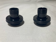 Novatec D771SB 12mm Press Fit Front End Caps (Color = Black)