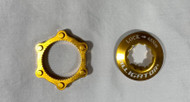 ALLIGATOR Bicycle Centerlock Rotor 9mm Lock Ring for Shimano Hub - Color Gold
