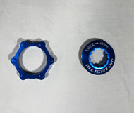 ALLIGATOR Bicycle Centerlock Rotor 9mm Lock Ring for Shimano Hub - Color Blue