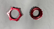 ALLIGATOR Bicycle Rotor 15mm & 20mm Lock Ring for Shimano Hub - Color Red