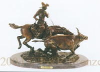  042 Bolter Bronze Statue by Charles Russell