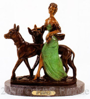  282 Aristocrats Bronze Sculpture by Meneville	