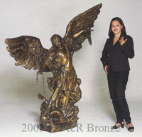  686 Monumental Angel Bronze Sculpture by Williams