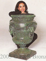  708 Jumbo Vase by Pierre Jules Mene- Bronze Sculpture