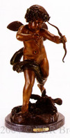 295 Cupid by Houdon- Regular Bronze