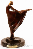 286 Ballet Dancer Bronze Sculpture by A. Gennarelli