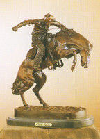 007 Wooly Chaps Bronze Sculpture by Frederic Remington