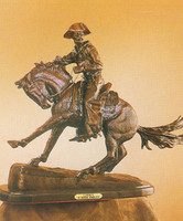012 Cowboy Bronze Sculpture by Frederic Remington 