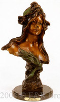 305 Iris Bronze Sculpture by Emmanuel Villanis