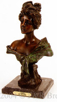 298 Carmela Bronze Sculpture by Emmanuel Villanis