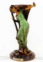 317 Rithem Dancer Bronze Sculpture by Emmanuel Villanis