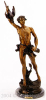 382 Victorious Archer Bronze Sculpture by Goudez