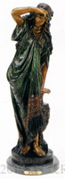 379 Dianne with Vase Bronze Sculpture by Emmanuel Villanis